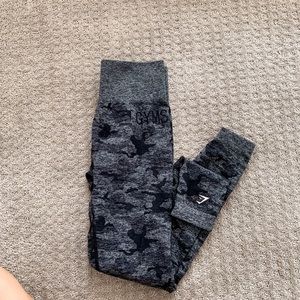 GYMSHARK Camo Seamless Leggings